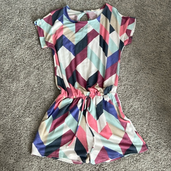12 Pm By Mon Ami Pants - 12PM Mon Ami Multicolor Romper NWT